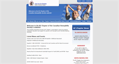 Desktop Screenshot of hemophiliabc.ca